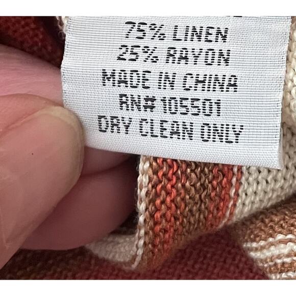 Double D Ranch Monument Pass Skirt 1X NWT Orange Brown Stripe Fringe - Picture 10 of 10